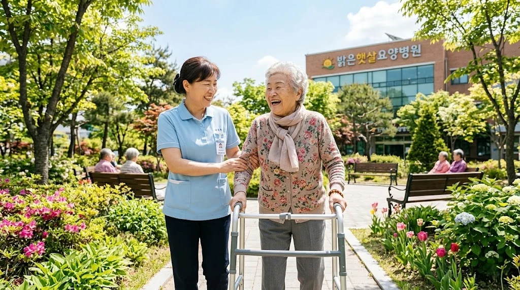 민지가 보낸 공원 사진